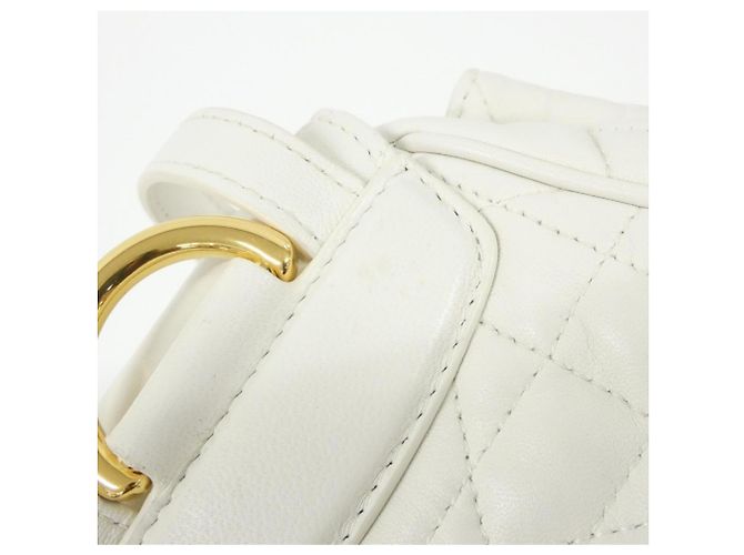 Mochila Christian Dior Caro Nano Branco - vista 4