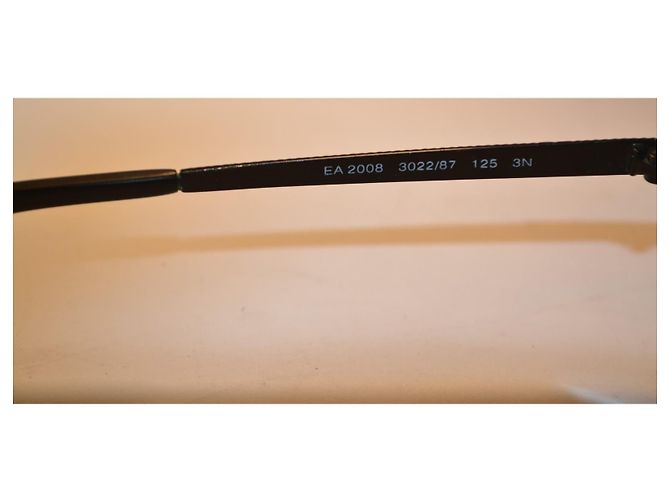Lunettes de soleil Emporio Armani EA2008 Noires - vue 7