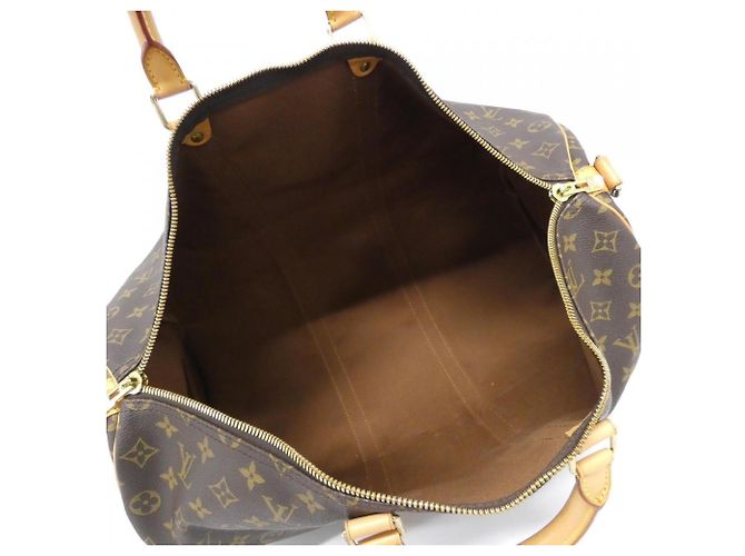 Louis Vuitton Monogram Keepall Bandoulière Boston Tasche Braun - Ansicht 8
