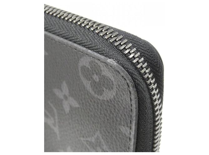 Louis Vuitton Monogram Eclipse Zippy Wallet Black - view 4