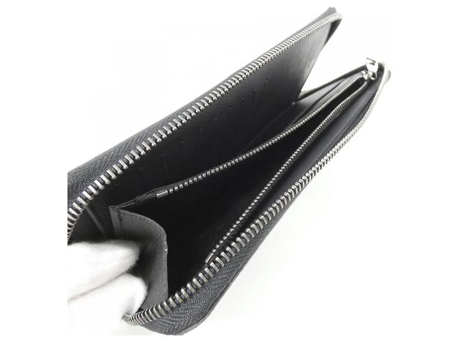 Louis Vuitton Monogram Eclipse Zippy Wallet Black - view 8