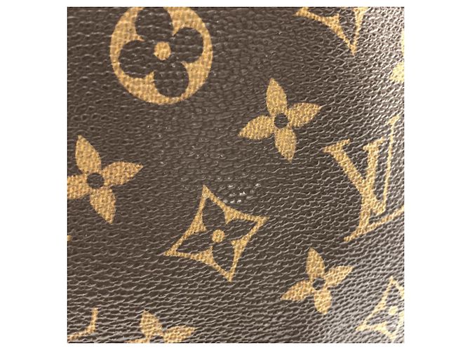Louis Vuitton Monogram Neverfull MM Handtasche Braun - Ansicht 3