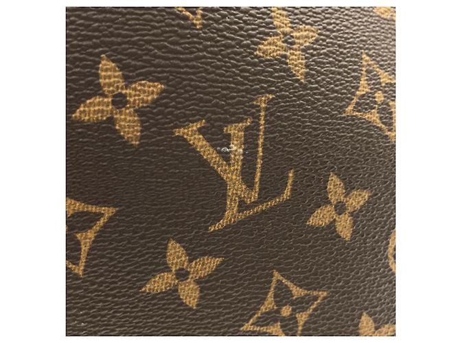 Louis Vuitton Monogram Neverfull MM Handtasche Braun - Ansicht 4