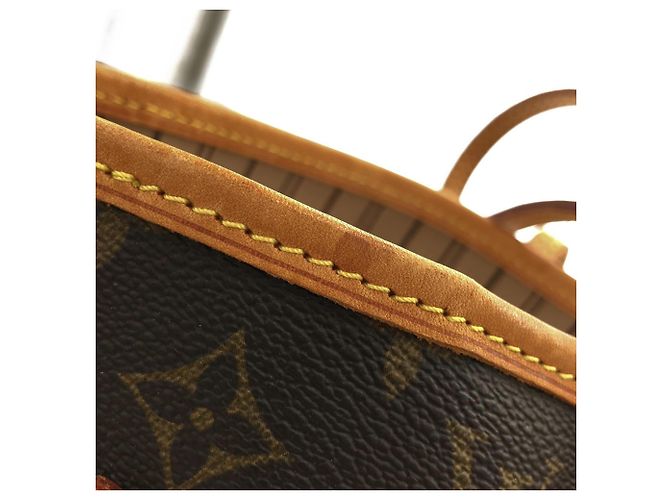 Louis Vuitton Monogram Neverfull MM Handtasche Braun - Ansicht 7