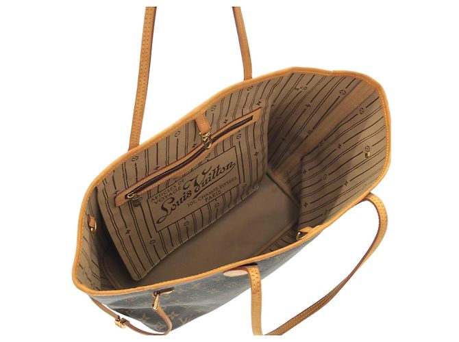 Louis Vuitton Monogram Neverfull MM Handtasche Braun - Ansicht 9