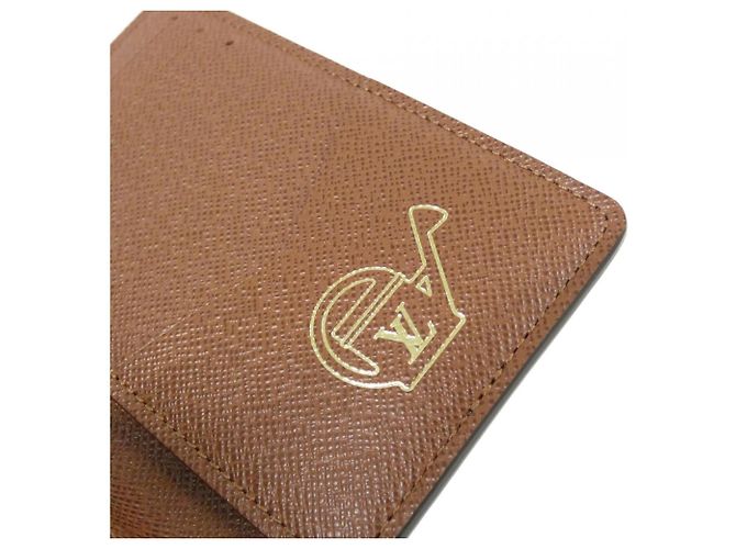 Louis Vuitton Monogram Flower Organizer de Poche Card Case Marrone - vista 4