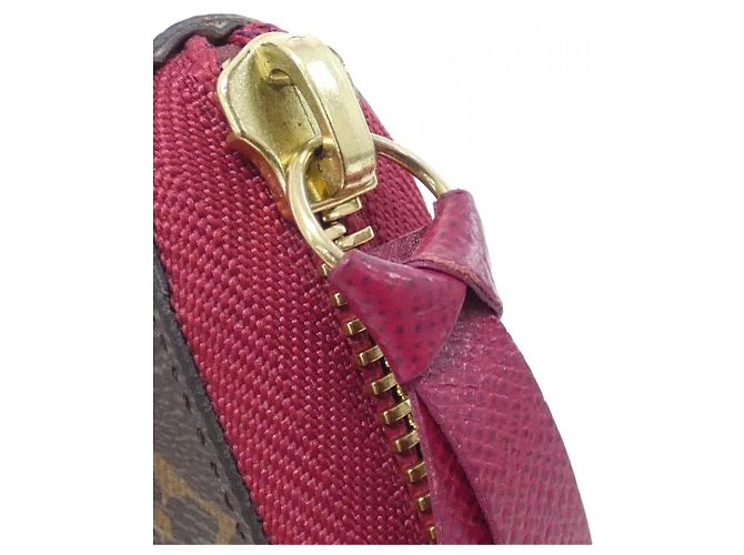 Tarjetero Louis Vuitton Monogram Multicart Castaño Fucsia - vista 5