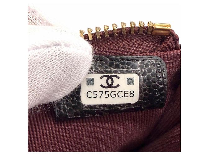 Pouch piccola con zip Classic Small in pelle Caviar Chanel Nero - vista 11
