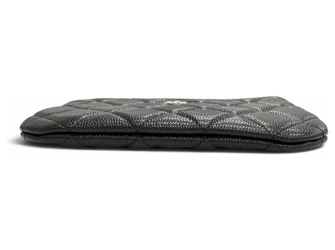 Pouch piccola con zip Classic Small in pelle Caviar Chanel Nero - vista 4
