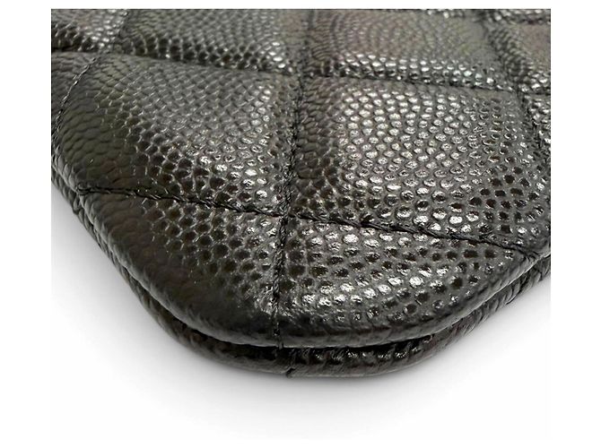 Pouch piccola con zip Classic Small in pelle Caviar Chanel Nero - vista 6