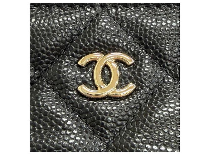 Pouch piccola con zip Classic Small in pelle Caviar Chanel Nero - vista 7