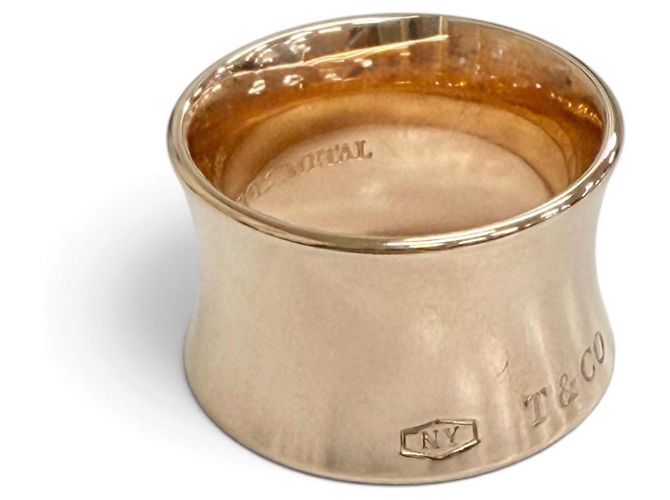 Autre Marque Tiffany & Co. 1837 Rubedo Metal breiter Ring Golden - Ansicht 3