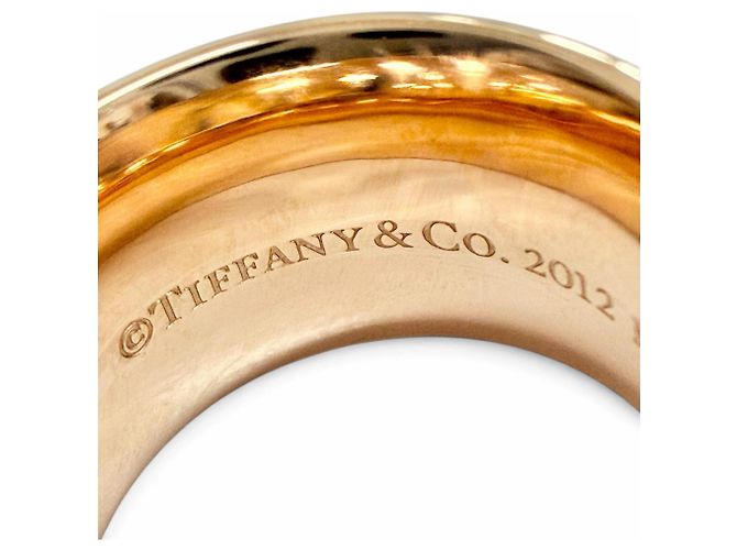 Autre Marque Tiffany & Co. 1837 Rubedo Metal breiter Ring Golden - Ansicht 6