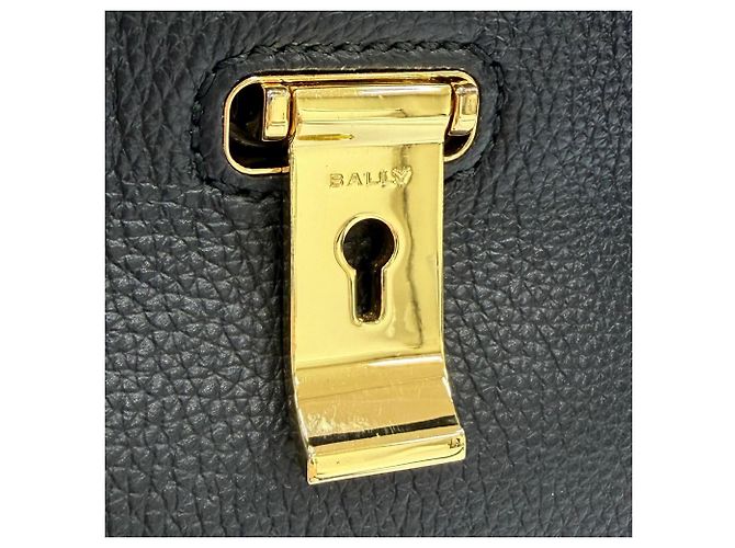 Sac Bally Lock Me Mini Bag Noir - vue 9