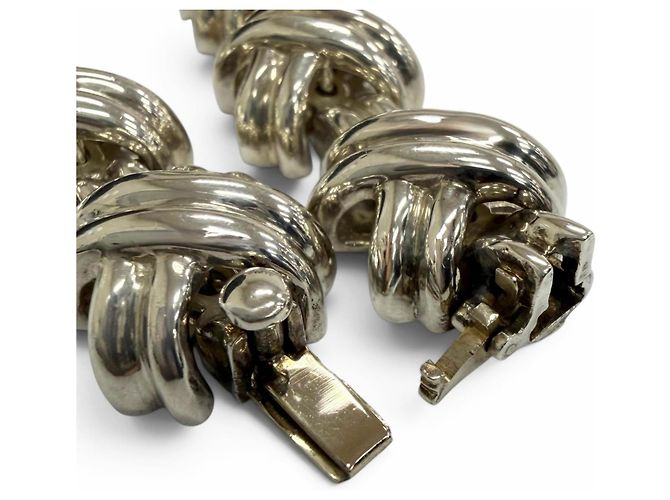 Autre Marque Bracciale Tiffany Vintage SV925 Signature Link X Motif Argento - vista 4