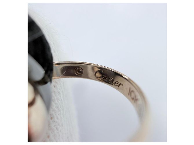 Bracciale Cartier Trinity in cordino Nero D'oro - vista 5