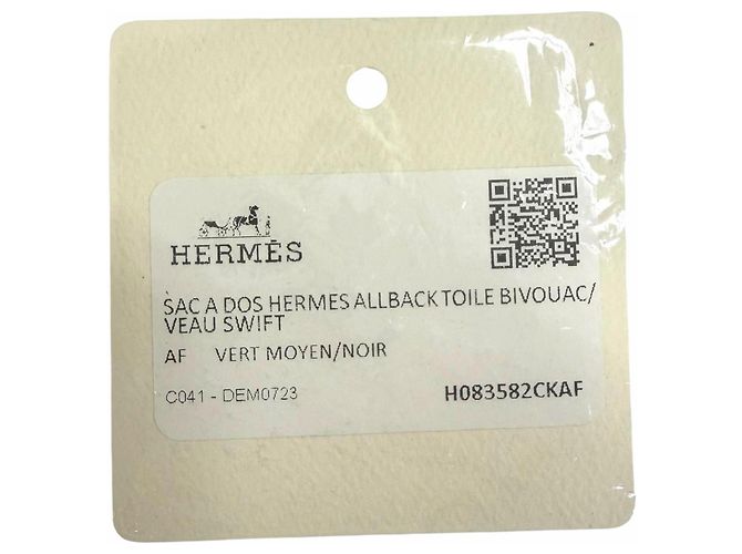 Hermès Mochila Hermes em couro Swift Preto - vista 14