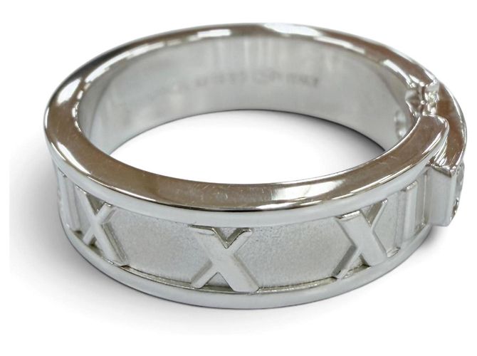 Autre Marque Anello Fascia Tiffany Atlas Diamanti D'oro - vista 4