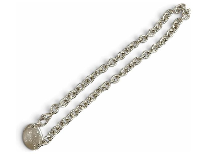 Autre Marque Collana girocollo Tiffany & Co. Return to 925 con medaglione ovale Argento - vista 4
