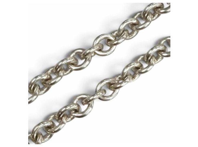 Autre Marque Collana girocollo Tiffany & Co. Return to 925 con medaglione ovale Argento - vista 5