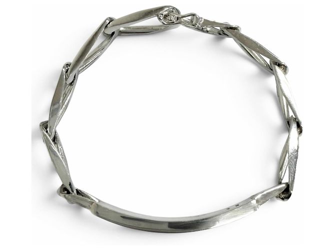 Autre Marque Bracciale con charm Tiffany Vintage Silver Argento - vista 2