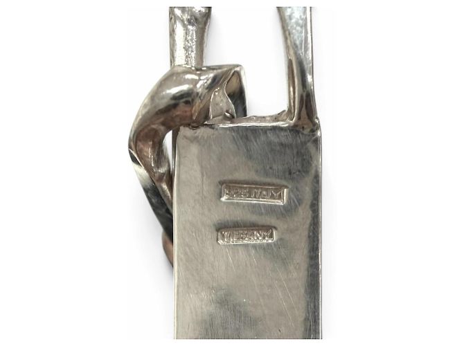 Autre Marque Bracciale con charm Tiffany Vintage Silver Argento - vista 5