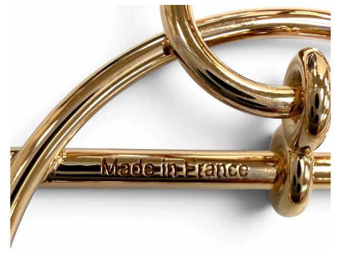 Hermès Hermes Pink Gold Stecker-Ohrringe Golden - Ansicht 7