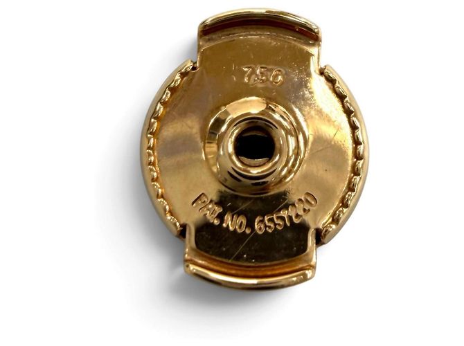 Hermès Hermes Pink Gold Stecker-Ohrringe Golden - Ansicht 9