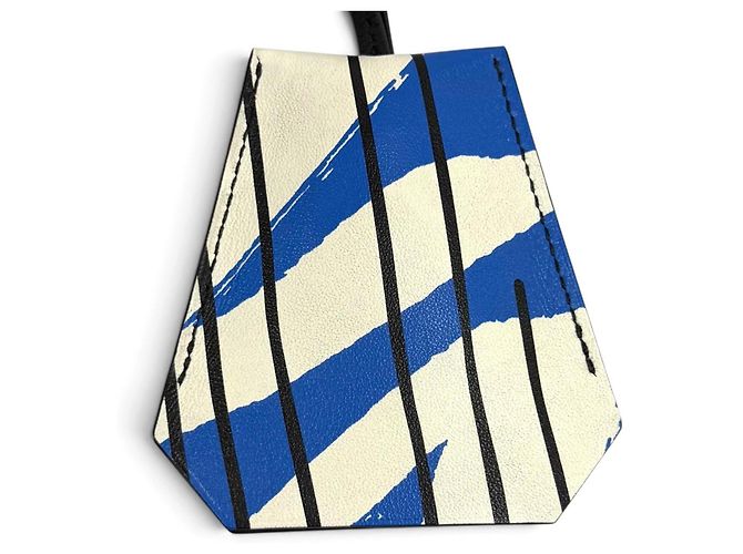 Hermès Collar Hermes Clochette Skate Plata Azul claro - vista 4