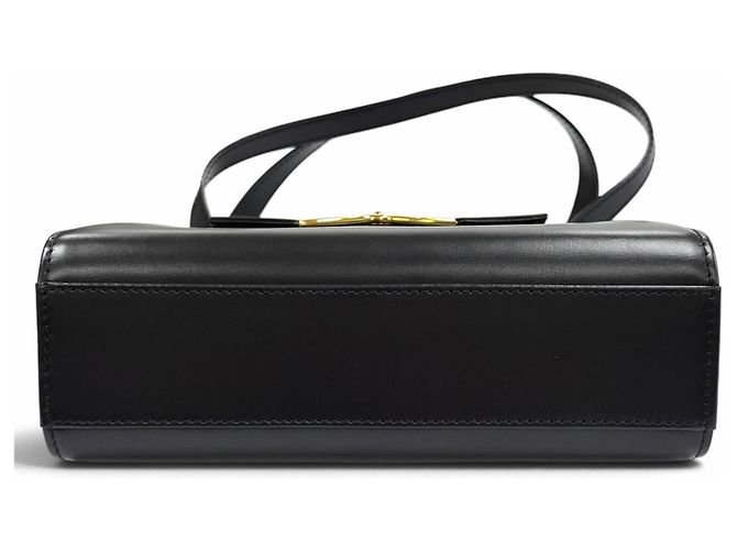 Cartier Sapphire Line Square Leather Handbag Black - view 5