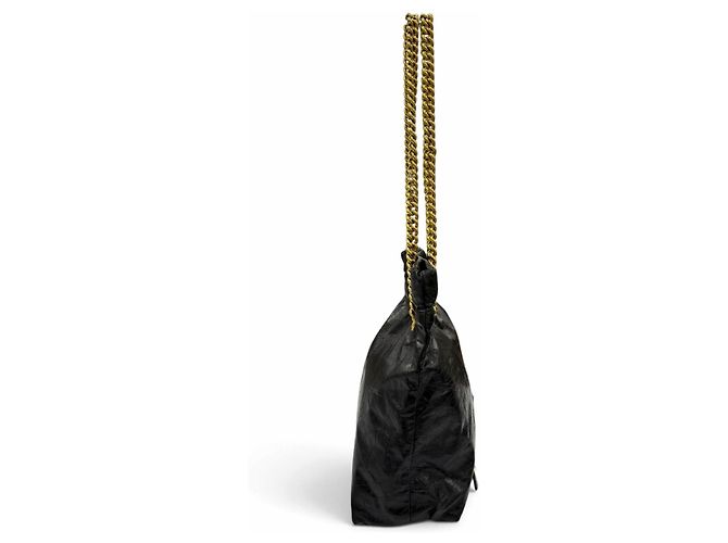 Everyday Borsa a Tracolla Balenciaga 742942 Crush in Pelle Nero - vista 4