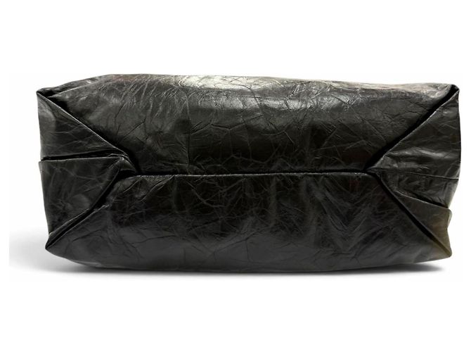 Everyday Borsa a Tracolla Balenciaga 742942 Crush in Pelle Nero - vista 5