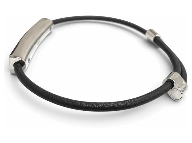 Bracciale Louis Vuitton Champs-Élysées Nero Argento - vista 3