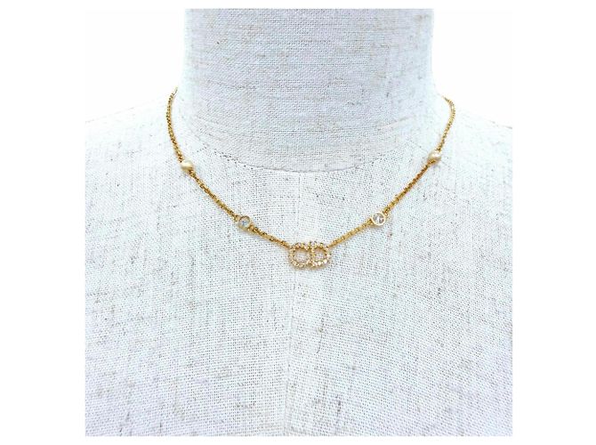 Collar Christian Dior Clair D Lune Dorado - vista 3