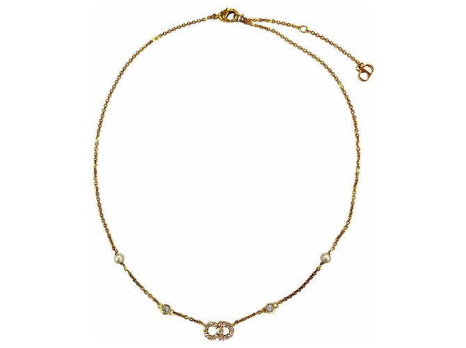 Collar Christian Dior Clair D Lune Dorado - vista 5