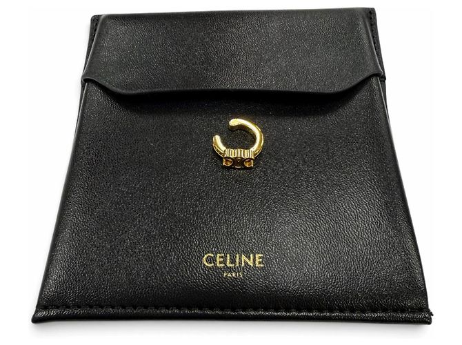 Céline Ear cuff Celine Triomphe Sparkle D'oro - vista 2