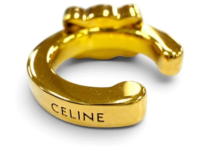 Céline Ear cuff Celine Triomphe Sparkle D'oro - vista 4