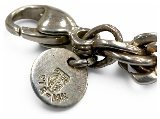 Autre Marque Collana lunga Tiffany & Co. 925 14K Twist Chain Combination Argento D'oro - vista 5