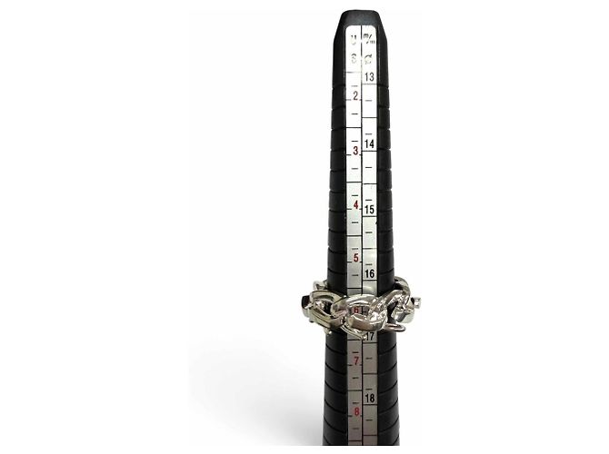 Autre Marque Tiffany & Co. Silver Band Ring Silvery - view 5