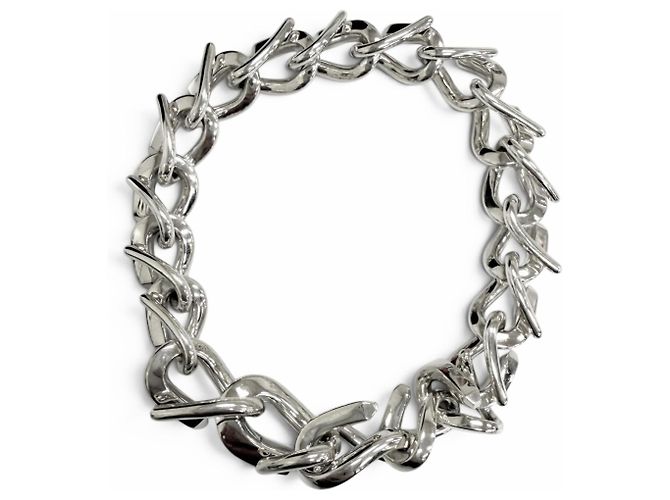 Autre Marque Tiffany & Co. Silver Charm Bracelet Silvery - view 2