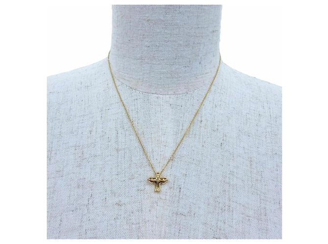 Autre Marque Collana con pendente Bird Cross Elsa Peretti Tiffany & Co. D'oro - vista 2