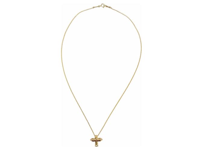 Autre Marque Collana con pendente Bird Cross Elsa Peretti Tiffany & Co. D'oro - vista 4