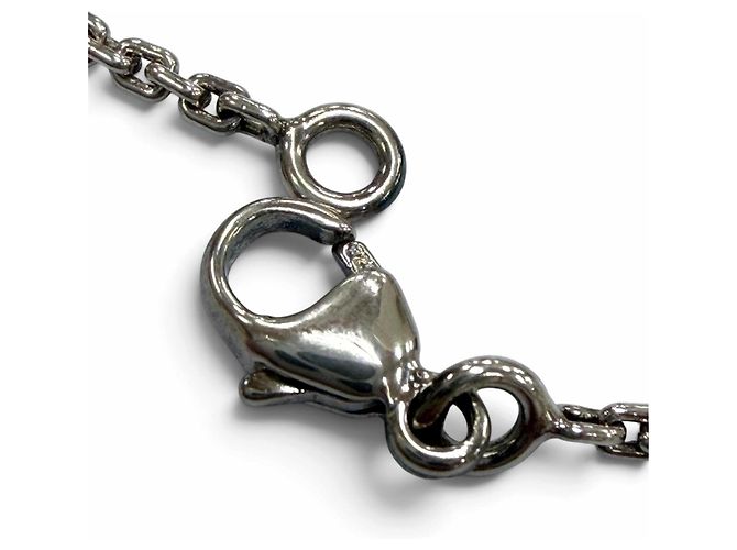 Colar com Pendente Lockit Louis Vuitton Prateado Prata - vista 6