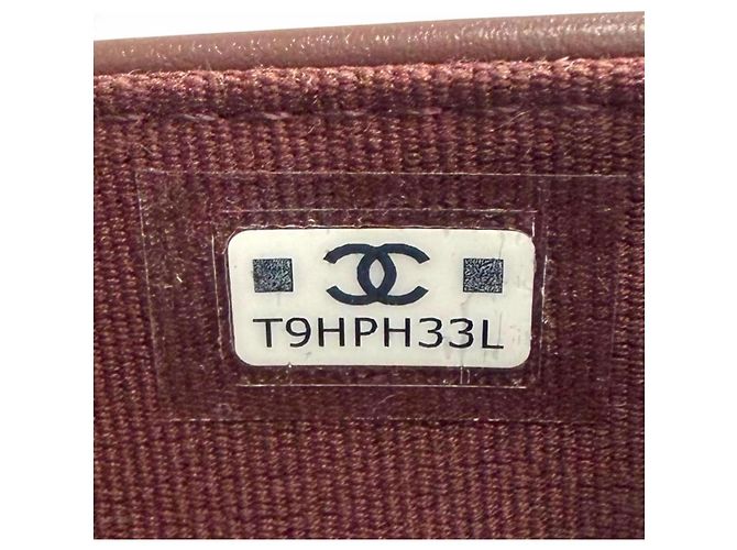 Timeless Portafoglio Tri-Fold Chanel in pelle di vitello granulata nera Nero - vista 10