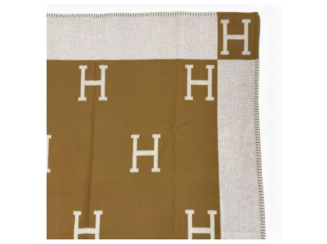 Hermès Hermes Avalon Plaid Wool Cashmere Blanket - view 3