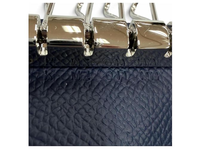 Hermès Hermes Bearn Epsom Leather Key Case Blue Navy blue - view 9