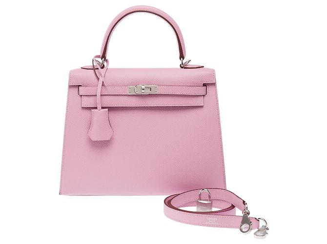 Hermès Borsa HERMES Kelly 25 in Pelle Viola - 103949 Porpora - vista 3