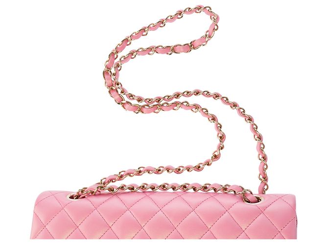Borsa CHANEL Timeless/Classique in Pelle Rosa - 103968 - vista 10