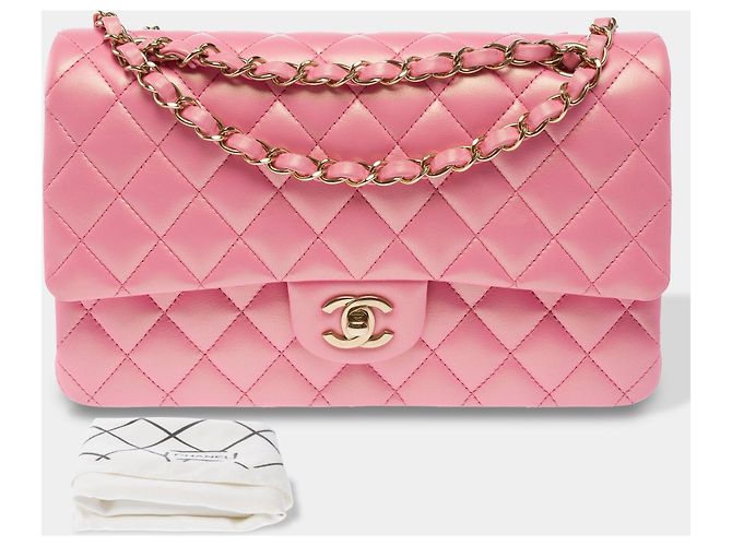 Borsa CHANEL Timeless/Classique in Pelle Rosa - 103968 - vista 2