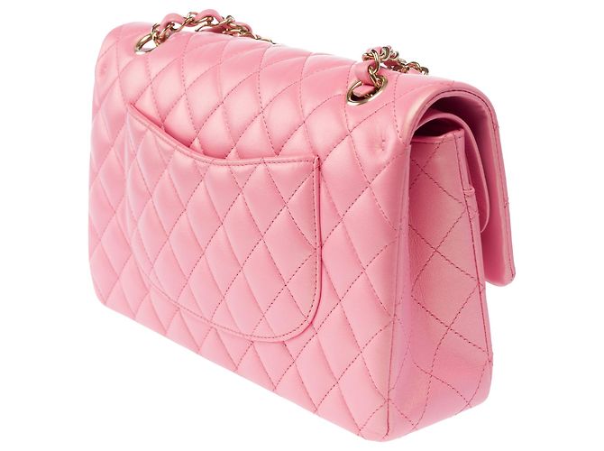 Borsa CHANEL Timeless/Classique in Pelle Rosa - 103968 - vista 6